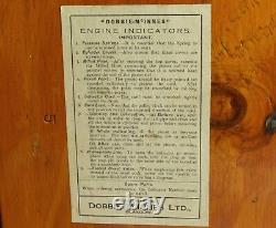 Dobbie McInnes steam or diesel engine indicator, 1930s engine diagnostics