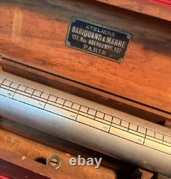 Early 1900s Ateliers Bariquand & Marre (Paris) French Cased Measuring Instrument