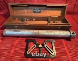 Early 1900s Ateliers Bariquand & Marre (Paris) French Cased Measuring Instrument