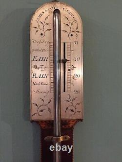 Early 19th Century Scottish stick barometer by James Scott. Last chance to buy