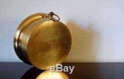 Early Lucien VIDI Brass Cased Aneroid Barometer Retailed By Ej Dent