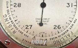Early Twentieth Century Wall Aneroid Barometer By Chadburns Limited Liverpool