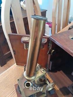 Early Victorian Cased Microscope