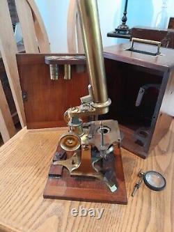 Early Victorian Cased Microscope