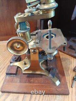 Early Victorian Cased Microscope