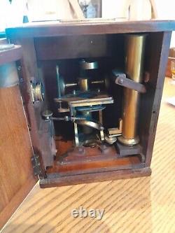 Early Victorian Cased Microscope