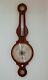 Early Victorian Flame Mahogany Wheel Barometer By Thomas Agnew Manchester