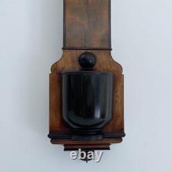 Early Victorian Mahogany Stick Barometer By Patrick Adie Of London