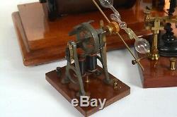 Early antique electric motors and electrostatic collection