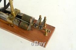 Early electric motor in experimental box and very rare machine after Stöhrer