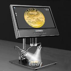 Elikliv 10 LCD Digital Microscope 1300X Soldering Coin Microscope Video Camera