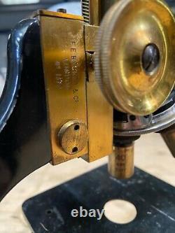 F. E. Becker & Co London Micrscope With Carl Zeiss Lens