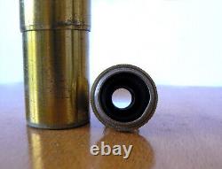 F. Koristika Milano 7 Antique Brass Microscope Lens