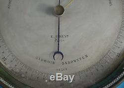Fine Quality Lucien Vidi Aneroid Barometer Sold By EJ Dent In Velvet Lined Case