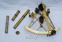 Fine lattice frame sextant Berge London, late Ramsden