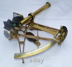 Fine lattice frame sextant Berge London, late Ramsden