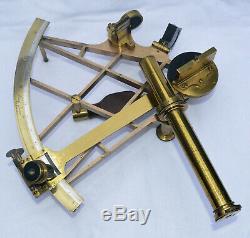 Fine lattice frame sextant Berge London, late Ramsden