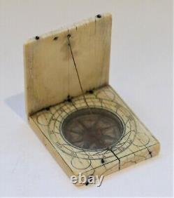 French Diptych Sundial 16th century dated 1579 fine condition