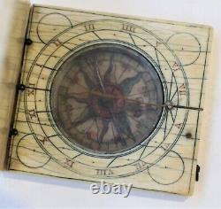 French Diptych Sundial 16th century dated 1579 fine condition
