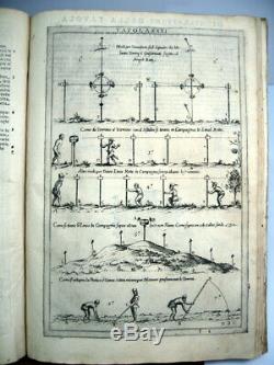 G. POMODORO 1603 Rare Book On Surveying And Drawing Instruments