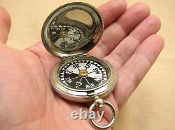 Genuine WW1 Officers MK V pocket compass signed Stanley London 1917