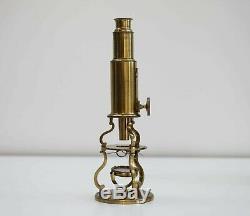 George III Cased Culpeper Type Microscope By Robert Brettell Bate London