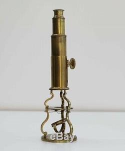 George III Cased Culpeper Type Microscope By Robert Brettell Bate London