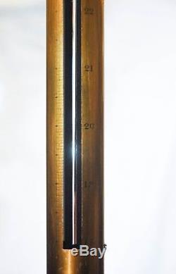 George III Mountain Stick Barometer By Edward Troughton London