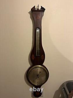 George III Wheel Bango Antique Barometer Nottingham For Spares Repairs Bargain