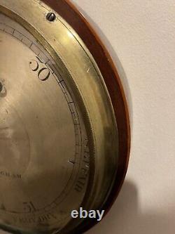 George III Wheel Bango Antique Barometer Nottingham For Spares Repairs Bargain