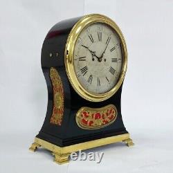 Georgian Balloon Bracket Clock By William Smith London Retailed By Percy Webster