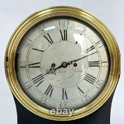 Georgian Balloon Bracket Clock By William Smith London Retailed By Percy Webster
