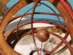 Globe And Sphere Armillary Delamarche XIX Th