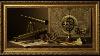 Gold Framed Antique Instruments Frame Tv Art Science U0026 Exploration