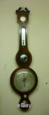 Good 19th Century Mahogany Banjo Barometer By G Fillinger Market Place Ely