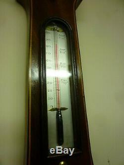 Good 19th Century Mahogany Banjo Barometer By G Fillinger Market Place Ely