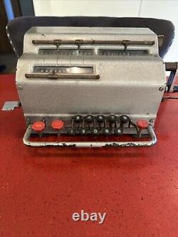 Gorgeously Vintage Arithmometer Early Calculator Machine