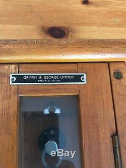 Griffin And George. Vintage Fortin Barometer In Original Glazed Case