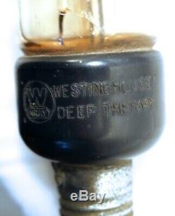 HUGE Antique Westinghouse Deep Therapy X-RAY TUBE Antique Scientific Vacuum, 33
