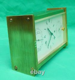 Hamilton Swiss Weather Station Thermometer Barometer Desk Mantle Clock
