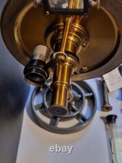 Heele Berlin Brass Saccharimeter Polarimeter Complete Set In Original Fitted Box