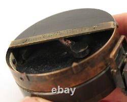 Hicks compass and'Watkin' 1881 clinometer compendium. Military film prop