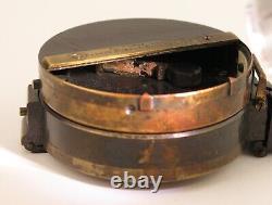 Hicks compass and'Watkin' 1881 clinometer compendium. Military film prop