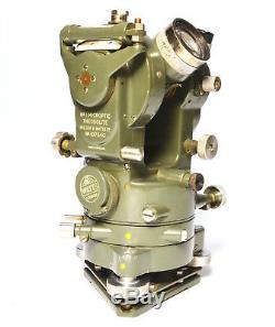 Hilger & Watts Microptic No1 Theodolite, cased, excellent condition, 1960s