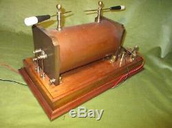 INDUCTION COIL, MONSTER, FIERCE, 5 in SPARK VINTAGE PHYSICS STUNNING & WORKING