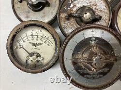 Jewell Elec Instrument Co. Volt Meter Gauge Vintage Eugene Switch