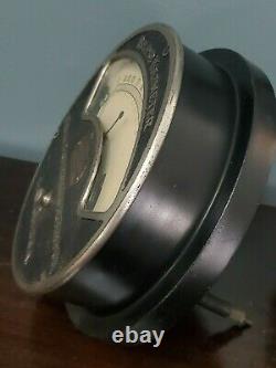LARGE Antique Weston Eclipse Voltmeter Electrical Instrument Industrial Decor
