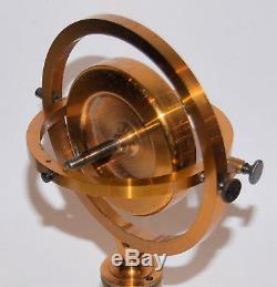 Lacquered brass Gyroscope T. Cooke & Sons