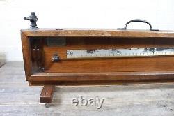 Large Antique Negretti & Zambra Precision Manometer Scientific Instrument