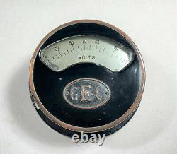 Large Industrial Volt Meter Labeled GEC Cast Bronze Case